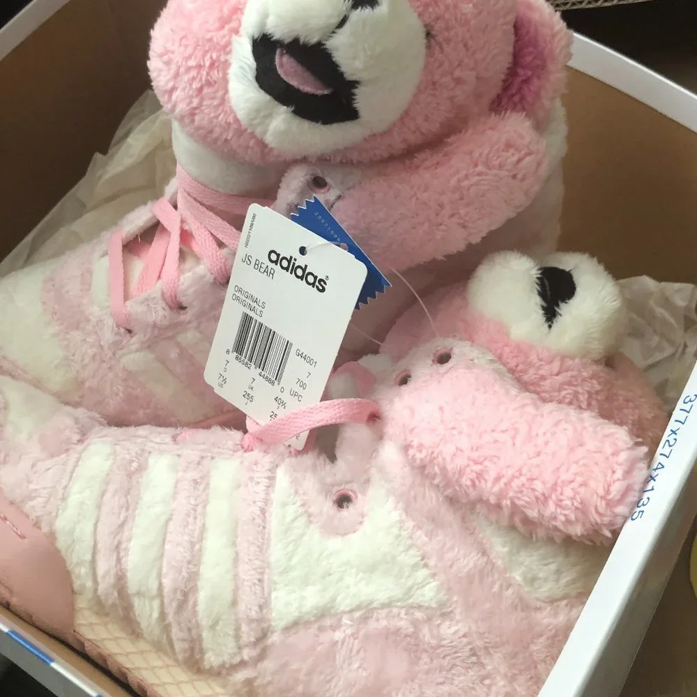 Shoes | Jeremy Scott X Adidas Originals Js Bear Pink Size 7 Men